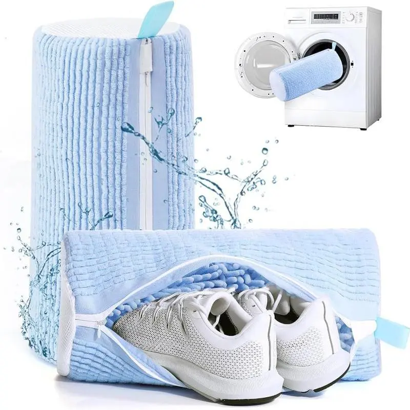 Durable Washing Machine Shoe Bag with Zipper, Shoes Washing Bag, 1 Pack Shoe Laundry Storage Bag, Essential Tool for Home Laundry and Shoe Care