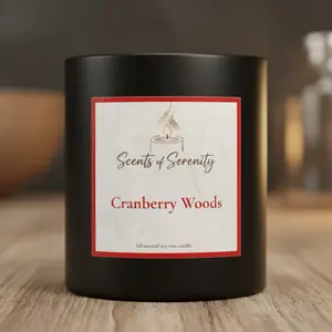 12oz Cranberry Woods Scented Candle