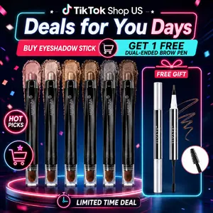 【HOT】LUXAZA 6PCS / 10PCS Eyeshadow Stick Neutral Shimmer Matte Brown Metallic Cream  Smudge-proof & Waterproof Eye Brightener Long-Lasting Eyeshadow Pencil Crayon Set Makeup Cosmetic #SummerVibes #Summervibes Highly Pigmented Palette Smooth