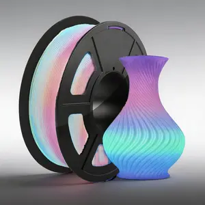 Glow Rainbow in the Dark 1.75mm Pla Filament, 0.25kg 250g 0.55lb Small Spool, Luminous Blue Bright 3D Printer Filament, Fits Most Fdm Printers