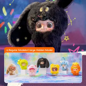 MINISO Q Bao Emotion Monster Plush Series Blind Box Trendy Toy Ornament, Cute, Ideal Gift for Friends