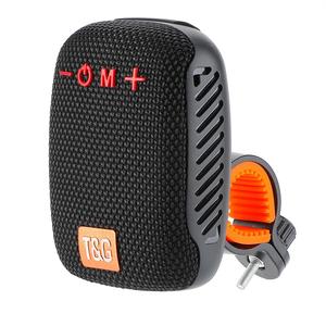 t&g portable wireless speaker, rechargeable waterproof speaker with handlebar mount, outdoor bluetooth-compatible speaker for cycling, hiking, camping, audio