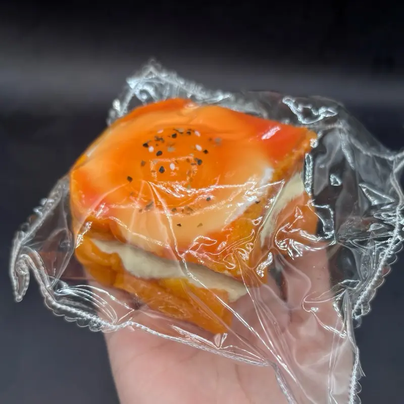 Super soft water x cream egg toast soft taba squishy