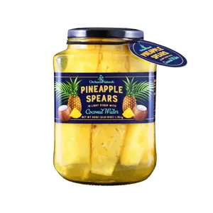 Naturals Pineapple Spears in Light Syrup with Coconut Water 42 Ounce Healthy Tasty Snack