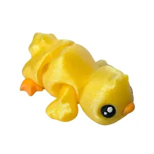 Flexi Chick - 3D Printed Articulating Figure Decor Plastic