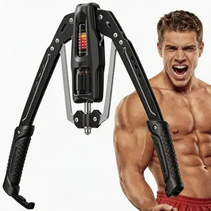 Arm Trainer,22-440lbs Resistense for Chest Workout and Arm Exerciser,Home Gym Workout Equipment for Upper Body Strength Training