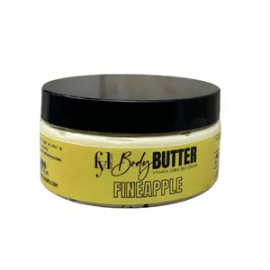 Fineapple Body Butter | Pineapple Scented Triple Butter Blend Body Butter for Dry & Sensitive Skin - 6 oz. FABYOULIFE Moisture Body Care Moisturizer Body Care Moisturizer butter body Handmade Fragrance