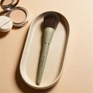 Large Face Makeup Brush for Powder, Blush & Bronzer, Soft Synthetic Bristles, Multitask Blending Brush