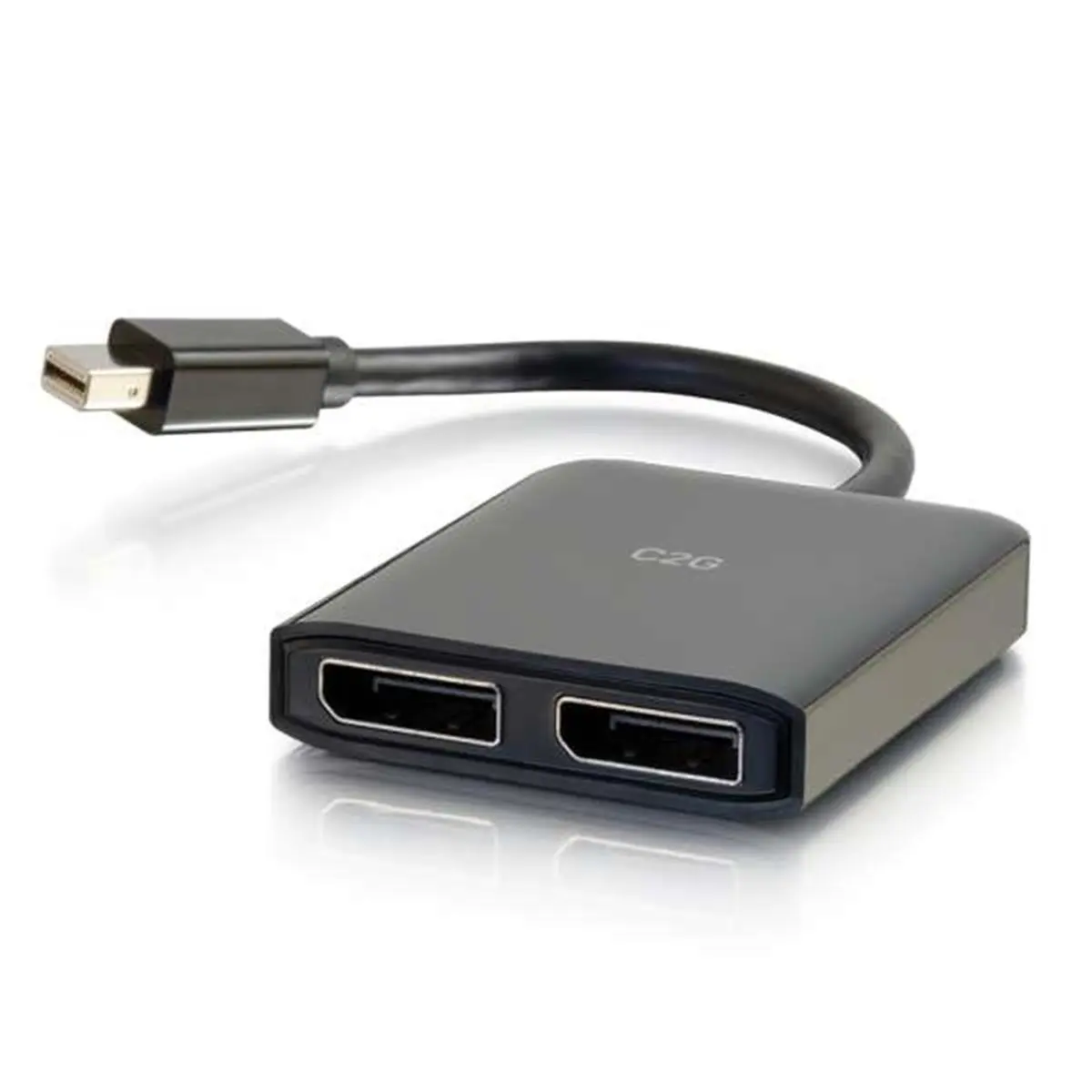 212 MAIN 2-Port Mini DisplayPort to HDMI MST Hub, Computer Accessory with Dual Output Monitor Splitter