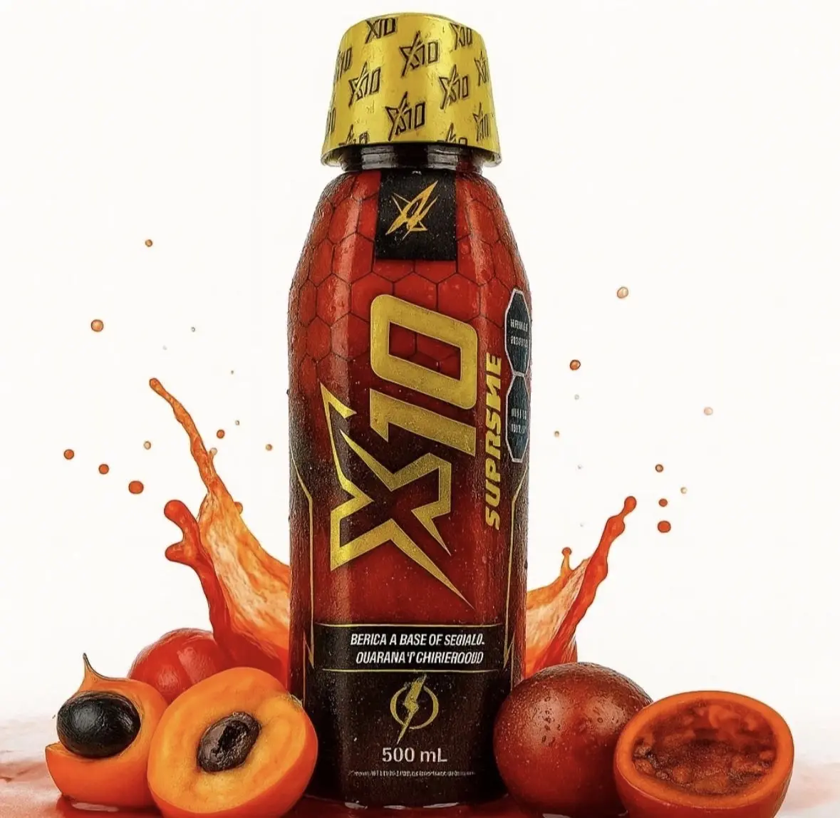X10 SUPREME Functional Energy Drink 500mML| Borojo, Gurana & Chontaduro