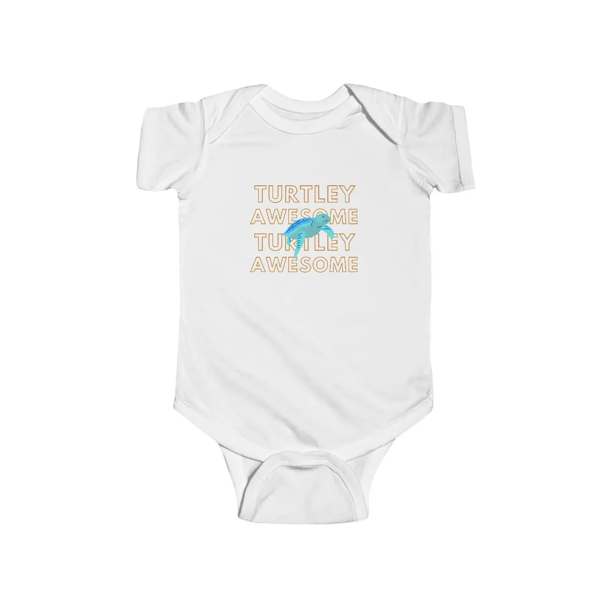 Turtley Awesome Baby Onesie