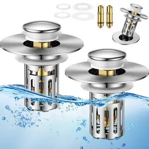 Stainless steel eel filter for hair stopper drain