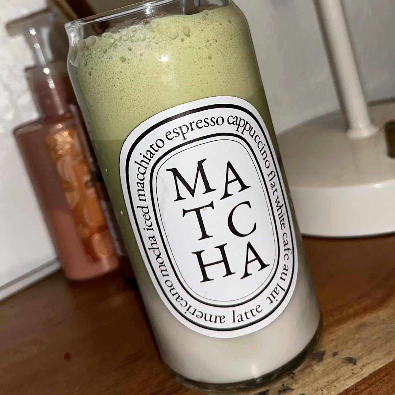Matcha Glass Can Cup