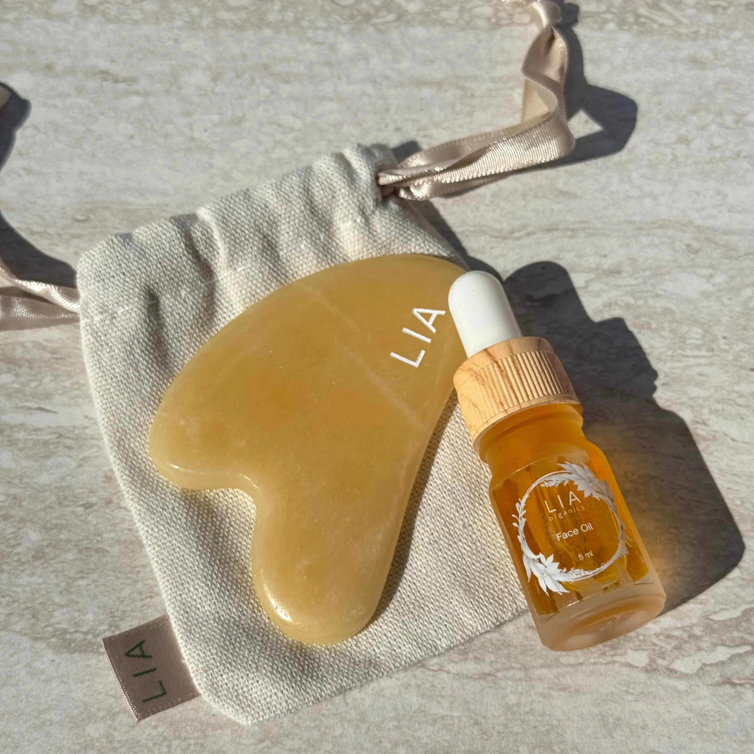 Mini Face Oil 5ml + Gua Sha