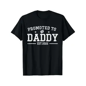 Dad Est 2026 Promoted to Daddy 2026 Father 2026 New Dad 2026 T-Shirt Graphic Graphic Tees