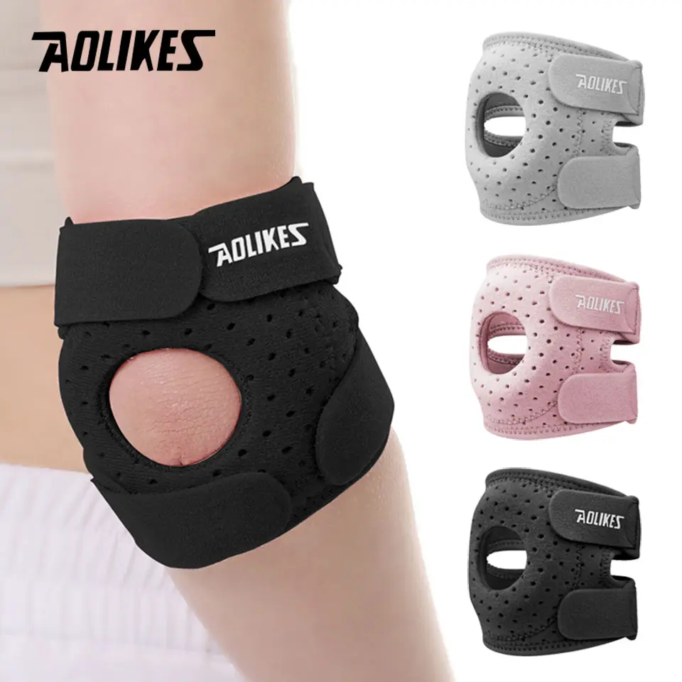 ‌AOLIKES 1Pair Professional Double Sports Elbow Pad Men & Women Anti-Slip Breathable Protection for Gym Fitness Volleyball Cycling