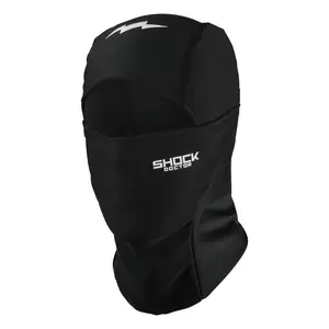 Shock Doctor Showtime Solid Black Shystie Ski Mask - Lightweight Breathable 4-Way Stretch Fabric for Summer Performance