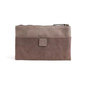 The Joey Oil Waxed Canvas and Leather Pouch weekend trip