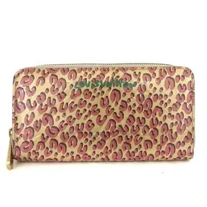 Pre-owned Louis Vuitton other Small Leather Goods Monogram Vernis Leopard Zippy Zip Around Long Wallet/3CE0161 12096526717/592274