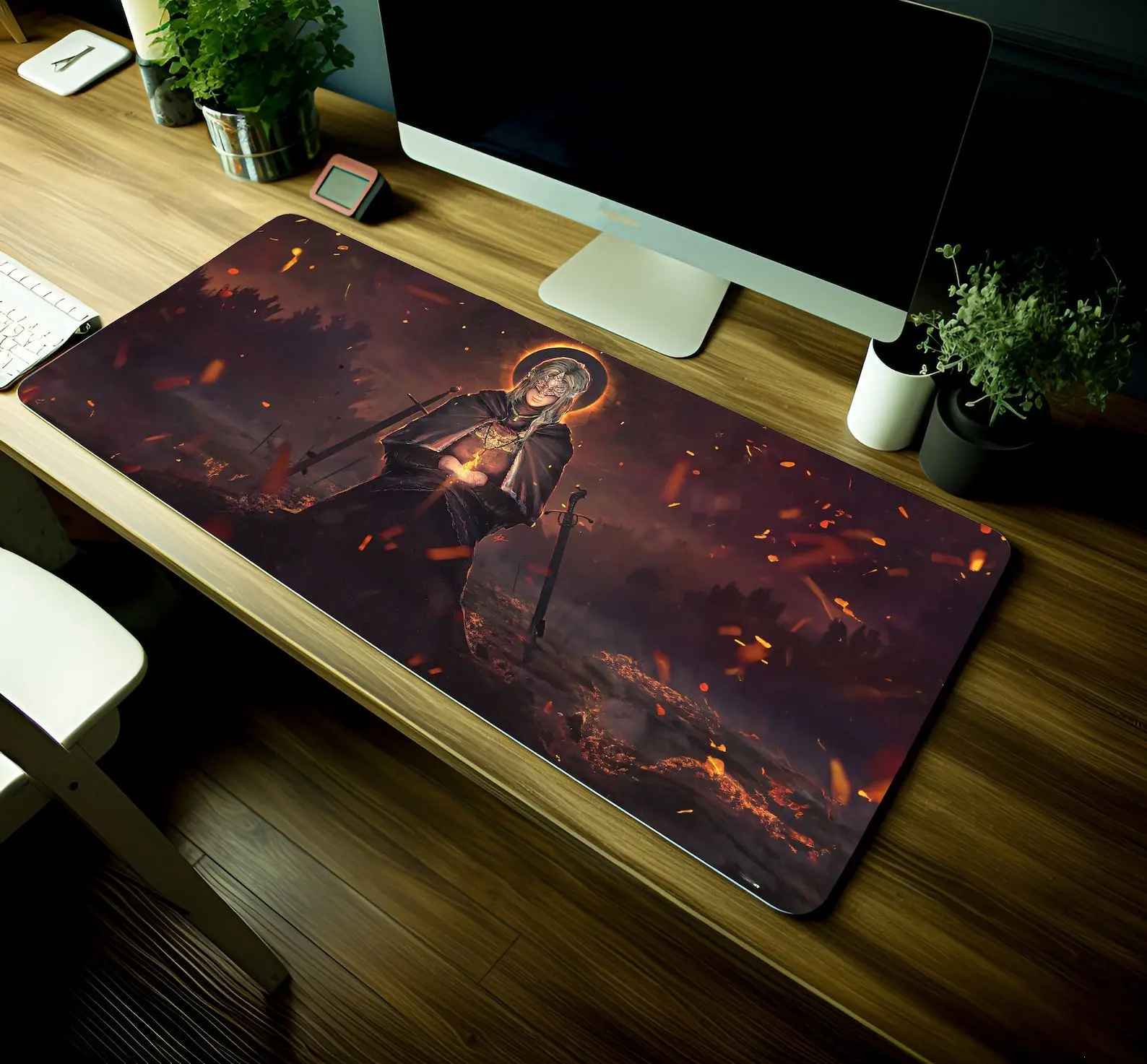 Dark Souls Fire Keeper Mouse Pad Anime Gaming Desk Mat