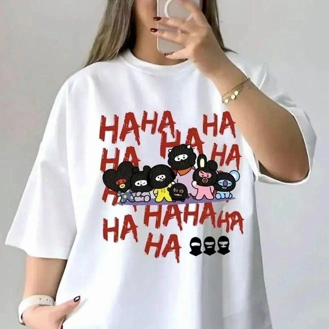 FREESHIP K-Pop Hooligan BT2one Cartoon Characters Tee, Kpop Shirt, Kpop Arirang Album Retro 90s Shirt, Gifts For Fan WJF DA4 JB0 7S0 YYQ