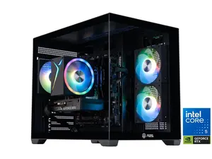 ABS Flux II Aqua Gaming PC - Windows 11 - Intel Core 5 120 - Nvidia GeForce RTX 5060 8GB - DLSS 4 - 32GB DDR4 3200 - 1TB M.2 SSD