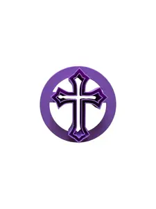 Cross Pattern Concha Stamp