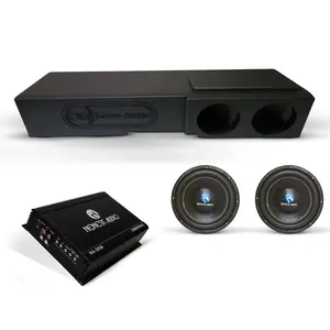 Nemesis Audio Bass Combo (2) NA8E v2 (1) NA-2KM & (1) Box Chevy 07-18 Crew Cab Box