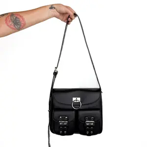 O Ring Moto Crossbody Bag By Wicked Misfit