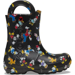 Crocs Kids' Disney Mickey Mouse Handle It Rain Boots