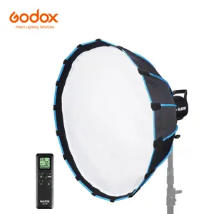 Godox SL60W Kit with Soft Box Softbox (Special Design for SL-60W) 5600K Studio Continuous LED Video Light Lamp 5600K Bowens Mount for Video Recording,Wedding,Outdoor Shooting