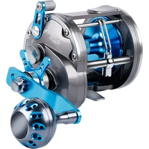 Trolling Reel Saltwater Level Wind Reels, Drag Reels Boat Fishing  Fishing for Sea Bass Grouper Salmon