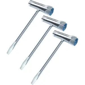 3 Pack Chainsaw Scrench Replacement Combination  and Wrench, 13 by 19 mm Chainsaw Wrench Scrench T Wrench Spanner Tool