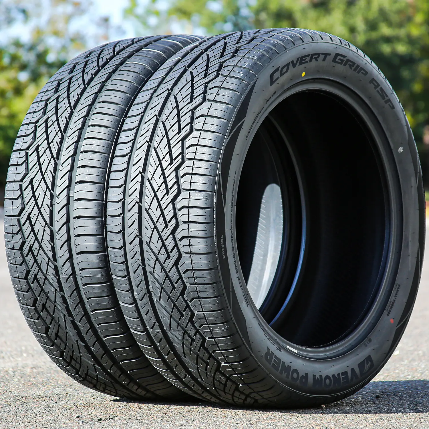 2 Tires Venom Power Covert Grip ASP 305/35R24 112V XL AS A/S Performance
