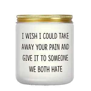 Get Well Soon Gifts for Women Men, Funny Present for Her Him After Surgery, Feel Better Gift for Mom Sick Friends, Grieving, Divorce, Sorry for Your Loss, Relaxing Pressure Scented Candles