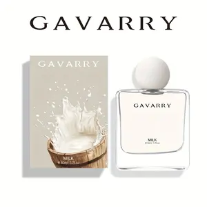 Gavarry Sweet Milk Fragrance Spray (1.7 oz), Milkshake Fragrance, Fruity Sweet Floral, Long-Lasting Coconut & Vanilla Scent, Elegant Bottle Design with Stylish Lid, Smooth & Exquisite, Portable for Women, Perfect Gift for Dates, Parties & Travel
