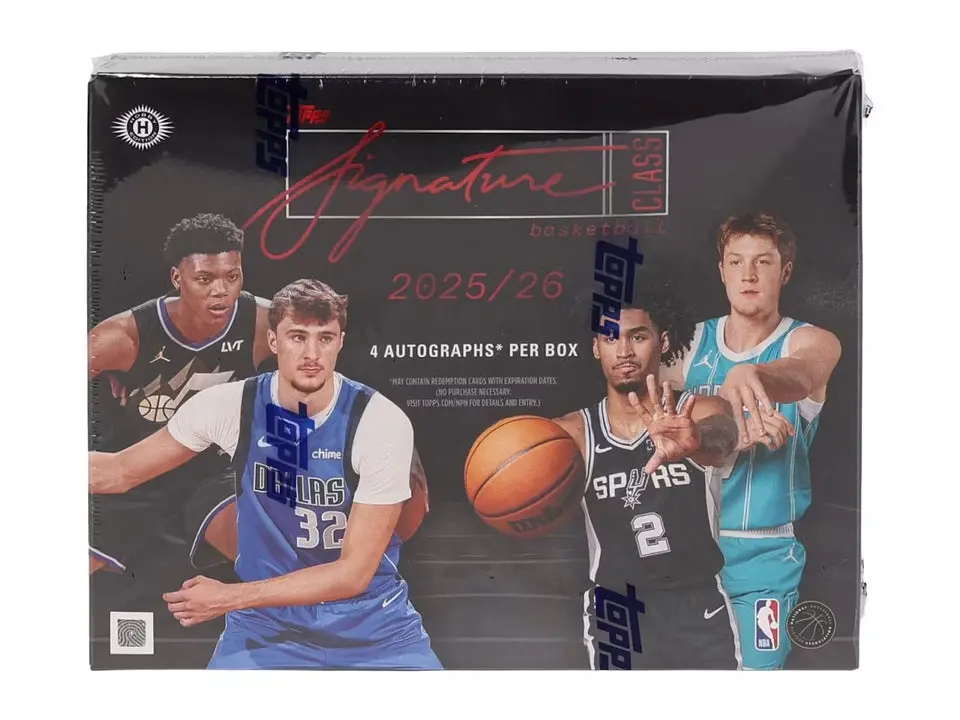 2025-26 Topps Signature Class Basketball Jumbo Trading Cards
