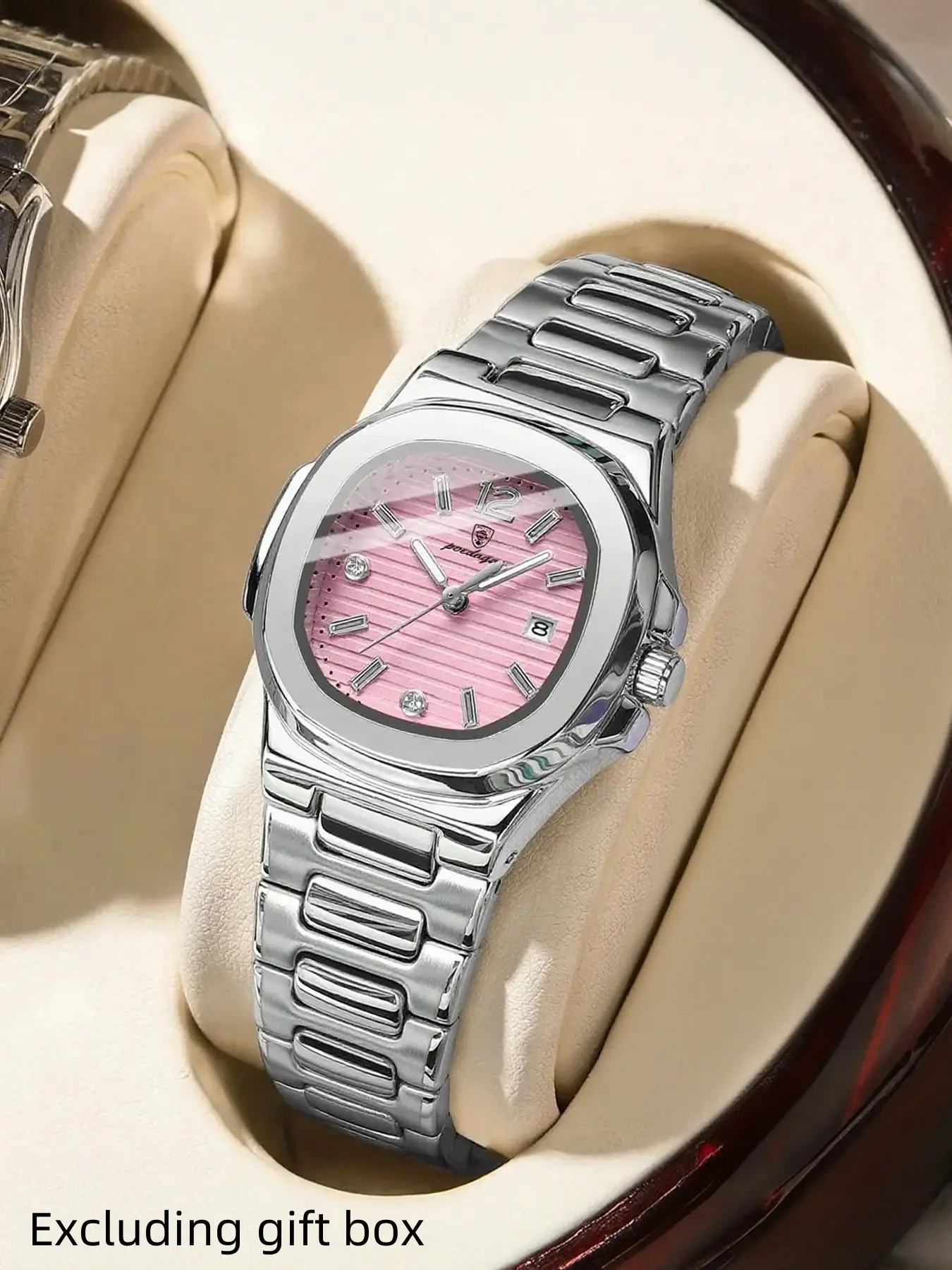 Poedagar Fashion Luxury Women's Watch Waterproof Stainless Steel Watch Date Quartz Women's Watch Preferred Birthday Gift for Girlfriend Quartz Analog Watch Quartz Watches