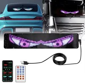 LED Windshield Display – App‑Controlled Devil Eyes Car Mod | 7‑Day US Shipping