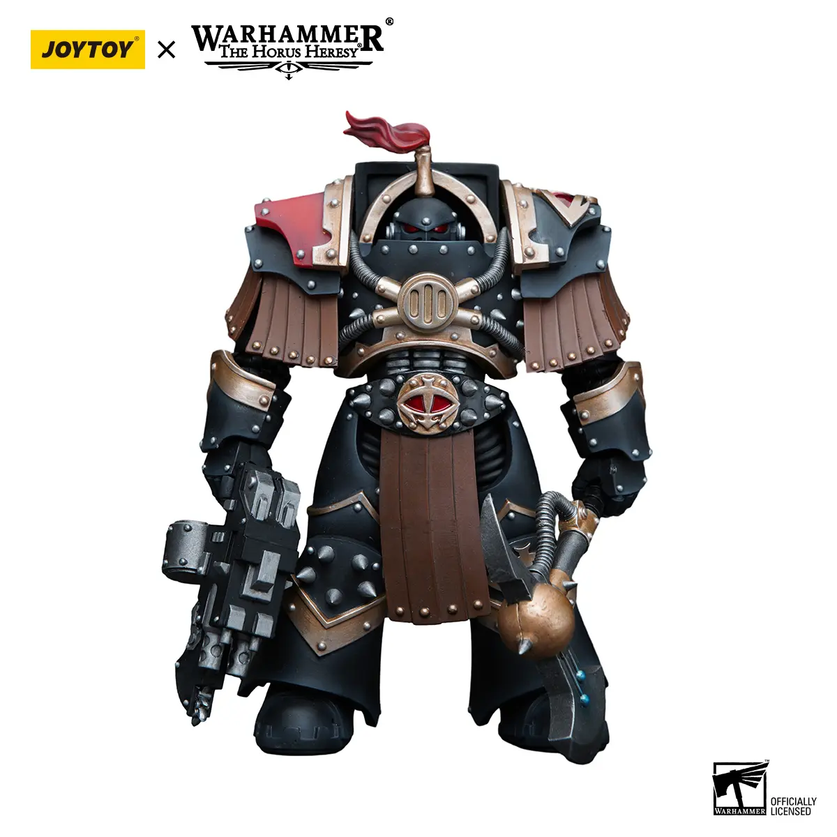 JOYTOY Warhammer The Horus Heresy 1/18 Action Figure Sons of Horus Justaerin Terminator Squad Justaerin with Carsoran Power Axe JT9718, Ages 12+, Licensed Figurine