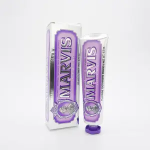 Marvis Jasmine Mint - Mint & Jasmine Extract - Fluoride, Gluten Free, Paraben Free, Daily Oral Care for Adults and Children Aged 6 and Up - Floral