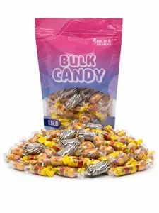 Retro Nostalgic Chewy Candy Mix 1.5 LB Zebra Bars Mary Jane Chick-O-Stick Bulk