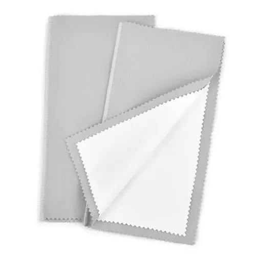 20cm Light Grey Silver Cloth