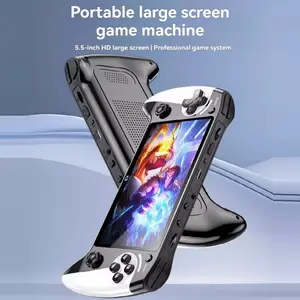 X9 Handheld Game Console with 5.5-Inch Large Screen, Arcade Game with 8 Simulation Modes, Portable Retro Console for Video Viewing and Music Listening