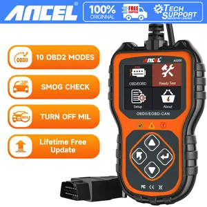 ANCEL AS200 OBD2 Scanner, Check Engine Light Code Reader, Automotive Diagnostic Tool EOBD OBDII Code Scanner, Read/Clear Codes, I/M Readiness, Data Stream, Car Code Reader for 12V 16Pin Cars Vehicle Repair Tool
