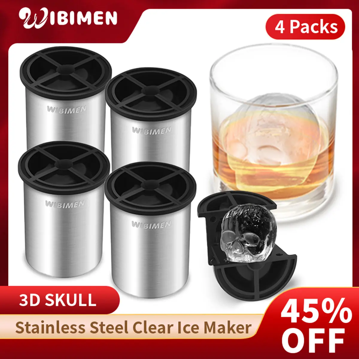 2"-4 PCS(No accessories)