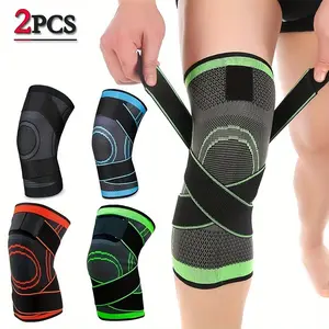 Adjustable Compression Knee Pads - High Elasticity, Breathable, Warm for Exercise, Gym, Hiking, Fitness & Joint Support
