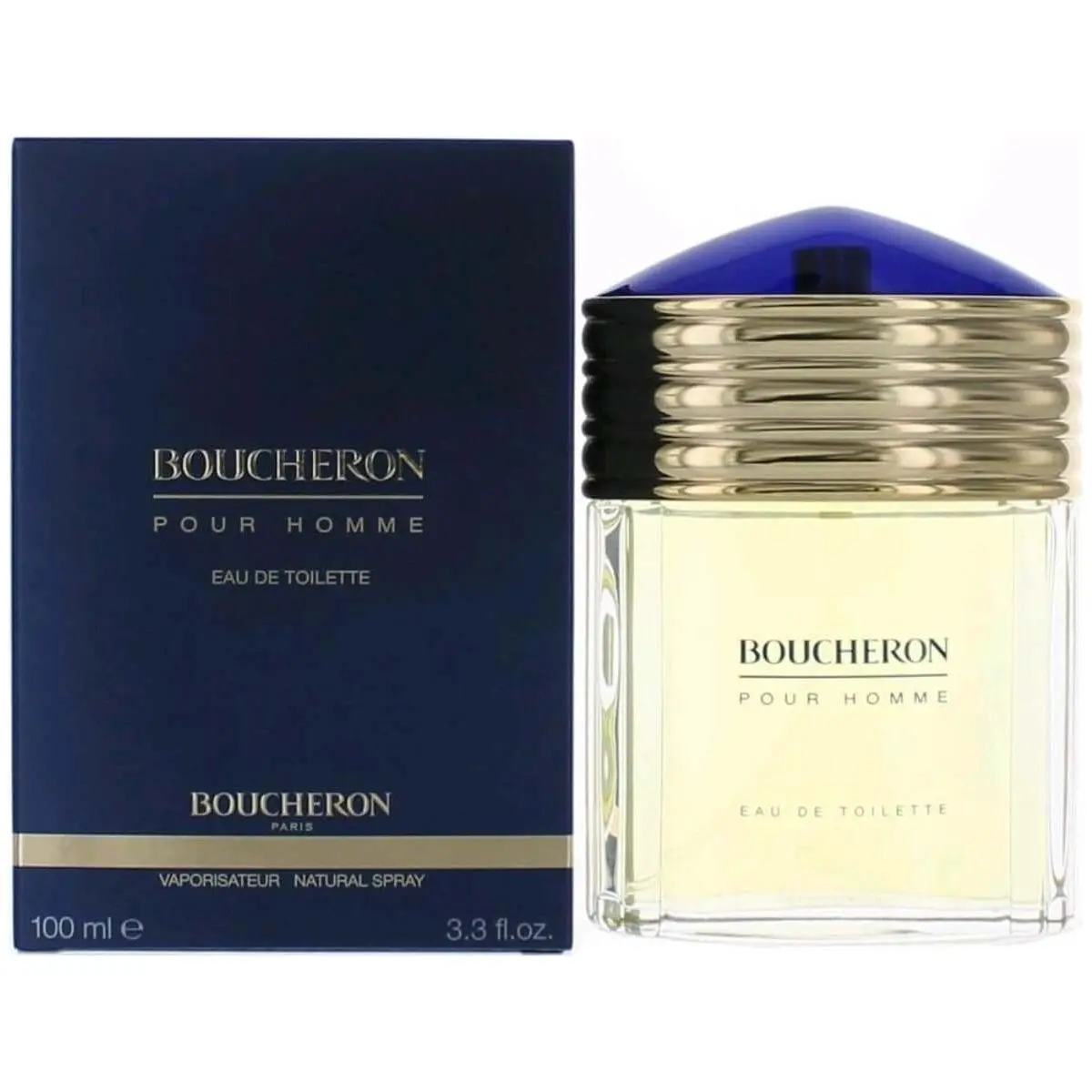 Boucheron Men's Bold Elegant EDT Cologne - Rich Amber Blend, Luxurious Masculine Ultra-Luxe Lovely Non-Toxic Fragrance, Fragrant Packaged 3.3 fl oz/3.4 fl oz, New in Box, Luxurious Men's Fragrance, Masculine Men's Fragrance