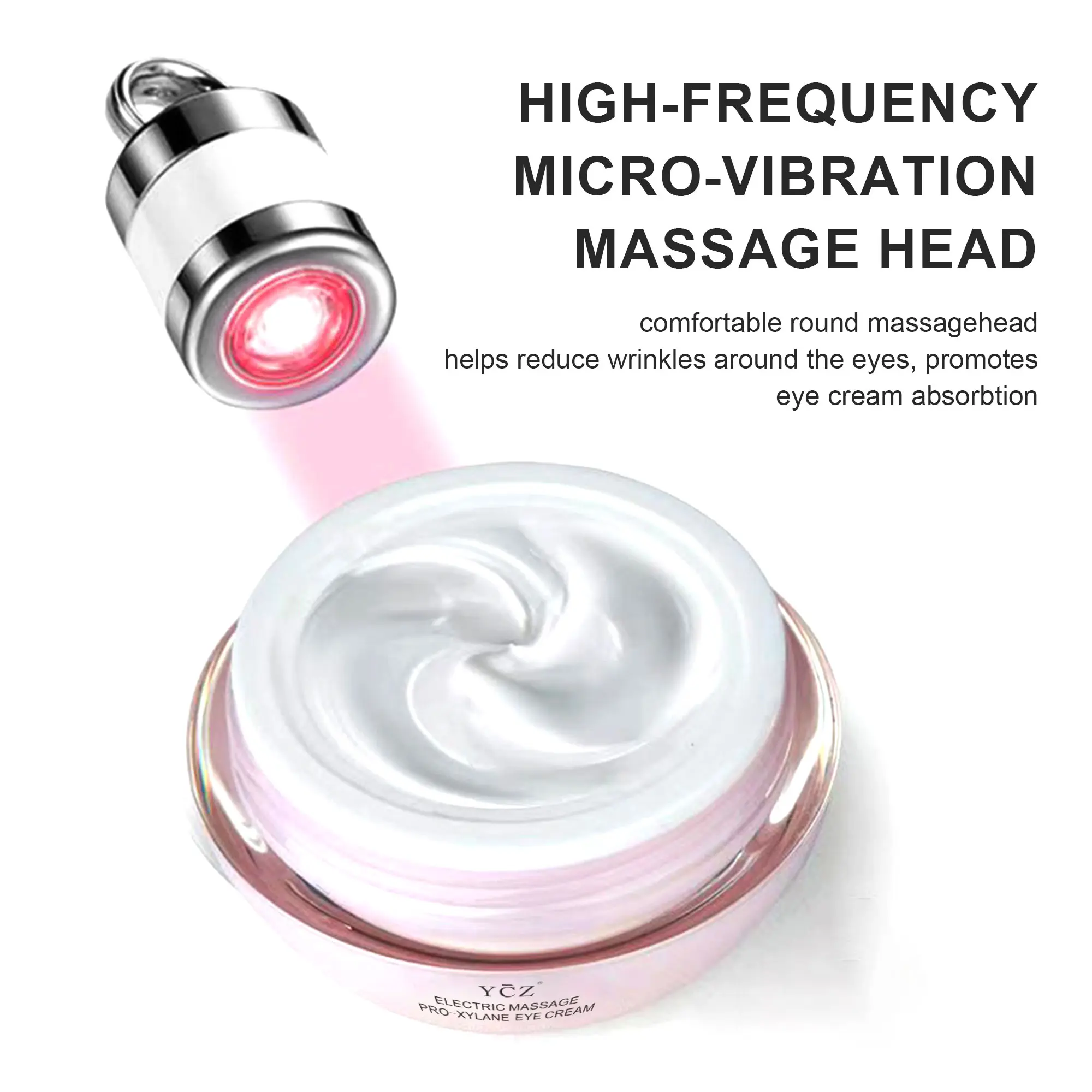 YCZ Electric Massage Pro-Xylane Eye Cream with Caffeine