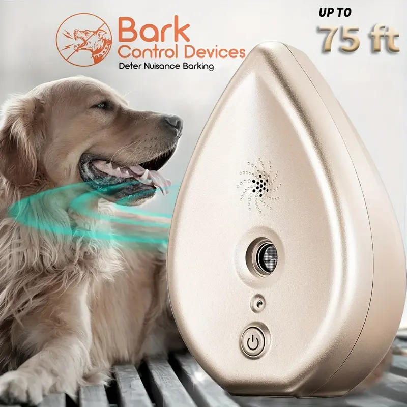 2024 Anti Barking Device for Dogs, Bark Box Ultrasonic Barking Deterrent with 3 Level Modes/Irregular Ultrasound Frequency/Automatically Electronic Dog Whistle Neighbors Dog Silencer Up to 75ft